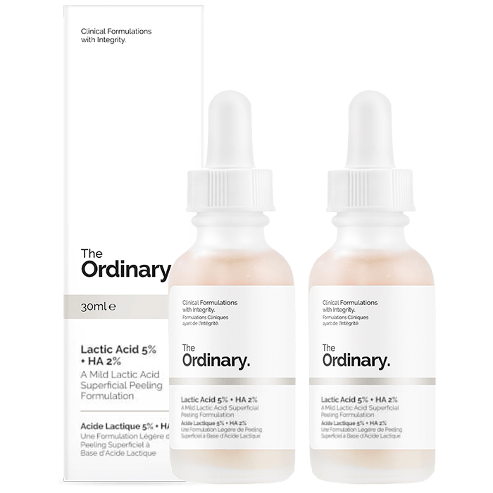NEW The Ordinary Lactic Acid 5 + HA 2 [Double Pack] 2 x 30ml Womens